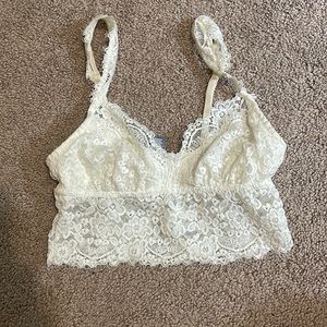 White aerie bralette